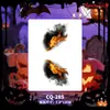 Pegatinas de tatuaje de Halloween con múltiples diseños al por mayor: calabaza, fantasma, araña, calavera, varias cicatrices sangrientas, heridas falsas