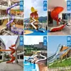 Fábrica de Toboganes de Acero Inoxidable, B&B, Zona Residencial, Centro Comercial, Tobogán de Escape de Incendios, Canaleta de Tobogán de Escape de Incendios de Acero Inoxidable, Combinación de Toboganes