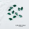 Popular Esmeralda Punta Inferior Manicura Forma Especial Diamante Multifacético Amor Hacha Super Brillante Versátil Uña Diamante Joyería Al Por Mayor