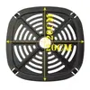 Accesorios para Freidora de Aire Plato Separador de Aceite Parrilla Separadora de Aceite Rejilla Filtro de Aceite Separador Lámina para Cocinar al Vapor Juego de Bandejas para Hornear Base de Silicona Rejilla