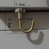 Gancho Magnético para Puerta de Cocina Colgador Trasero para Llaves Ventosa Sin Taladro Hierro Neodimio Gancho Magnético de Ventosa Lateral para Refrigerador