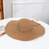 Sombrero de Paja de Ala Ancha Estilo Vacaciones Estrella de Mar para Mujer Verano Playa Sombrero para el Sol Sombrero para el Sol para Fotografía Sombrero Ligero para el Sol para Exteriores