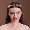 Corea del Sur Nuevo Tocado Nupcial Aleación Banda para el Cabello Corona Boda Baile Joyería Lujo Atmosférico Princesa Cumpleaños Banda para el Cabello