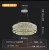 Lustre de Cristal de Luxo Leve Italiano para Sala de Estar Simples de Alto Padrão para Villa Sala de Jantar Quarto Hall Lâmpada Principal 2024 Novo