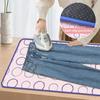Tabla de Planchar Alfombrilla de Planchar Hogar Plegable Portátil Engrosada Planchado Almohadilla para Planchar Colgante Máquina de Planchar Paño Aislante Anti-Escaldaduras