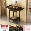 Mesa de Incenso para Uso Doméstico, Altar Budista, Santuário de Madeira Não Maciça, Mesa de Tiras em Novo Estilo Chinês, Gabinete de Altar do Deus da Riqueza, Mesa de Entrada