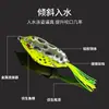 Sapo de Veneno Rã Isca Flutuante Simulação Macia Isca Artificial para Pesca Selvagem Peixe-Cobra Matador Especial Lure Isca Artificial Atacado