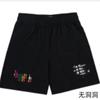 Pantalones cortos de baloncesto americanos de marca de moda de verano para fitness, running, secado rápido, transpirables, de malla para playa, hasta la rodilla.