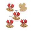 Serie Navideña de Resina DIY Colgante de Papá Noel Regalo Muñeco de Nieve Pulsera Llavero Colgante Decorativo W462