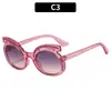 Moda Europea y Americana Nuevas Gafas de Sol con Dibujos Animados para Cejas de Niños y Niñas, Gafas de Sol Lindas, Gafas Protectoras Anti-UV
