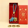 Llavero de Oro Puro 999 con Forma de Moneda Colgante para Bolso Venta al por Mayor Recuerdo Promoción en Transmisión en Vivo Regalo