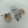 Novos sapatos de atacado com furos, decoração para cabedal, DIY, banhado retrô, estilo guarda-chuva, flor de sapato, acessórios de fivela de sapato removíveis