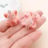 Pingente de Elefante Bebê 3D de Veludo Fofo Elefante Macio Veludo Brincos DIY Colar Pulseira Acessórios de Joias