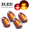 Suministro Luz lateral LED para camioneta Ford 1999-2010 F150 luz de ceja de rueda 3LED luz lateral de camión piraña