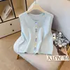 Conjunto de Tres Piezas para Niñas Grandes Primavera/Otoño Dulce y Lindo Chaleco Camisa con Cuello de Muñeca Falda con Lazos Superpuestos