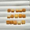 Fruta de bodhi natural tallado garra de gato gato de la suerte caqui zorro de nueve colas DIY texto juego cuentas de Buda accesorios de joyería cadena para teléfono móvil