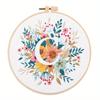 25 Novos Produtos Exportação Bordado DIY Pacote de Material Kit Semi-Acabado Feito à Mão Transfronteiriço Fabricante Amazon Florais Europeus e Americanos
