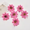Flor de Yang Artificial Crisantemo de Crepé Pequeño Girasol Pequeño Flor de Seda Flor Artificial Cabeza de Flor Flor Flor Accesorios de Flor DIY Boda