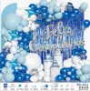 Conjunto de Balões de Aniversário em Espanhol Amazon Transfronteiriço Decoração de Fundo Cortina de Chuva Conjunto de Arco de Balões para Festa
