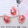 Nuevos Accesorios para Pendientes de Resina DIY de Tortuga Galvanizada que Brillan en la Oscuridad Caja Ciega Bolsa Ciega