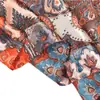 Moda Europeia e Americana Primavera e Verão Novo Lenço Quadrado Grande de Cetim 90 Padrão de Castanha Lenço Quadrado Atacado em Estoque