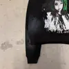 Sudadera con capucha Retro Harajuku de Exportación Transfronteriza Europea y Americana para Otoño e Invierno, Sudadera Holgada de Calle Gótica de Moda
