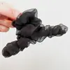 Pinza de Malla para el Cabello de Verano para Mujer, Elegante Pinza en la Parte Posterior de la Cabeza, Pinza de Tiburón Grande, Tocado de Pinza de Gama Alta