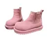 Zapatos de algodón para mujer con felpa interior nuevo estilo 2026 zapatos casuales de piel suave botas de nieve para mujer botas cortas estilo bosque para mujer suela gruesa retro