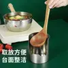 Suporte Multifuncional Simples de Aço Inoxidável Grau Alimentício para Tampas de Panelas de Cozinha, Suporte para Armazenamento de Tábuas de Corte, Suporte Integrado para Armazenamento com Drenagem para Colheres de Sopa