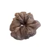 Goma para el pelo de malla de doble capa coreana con tacto de alta gama, Scrunchie de organza con pedrería para peinados de moño, Nuevo accesorio para el cabello