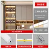 Tira de luz de techo con canaleta de encaje de 45 grados, tira de luz iluminadora oblicua curva creativa, tira de luz lineal de lavado de pared montada en superficie para sala de estar