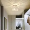 Lámpara de techo para pasillo nórdico, iluminación moderna minimalista para pasillo, luz para entrada, lámpara de cristal de lujo moderno de moda para vestíbulo y ventanal
