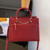 Bolsa de boda bolsa de gran capacidad sobre rojo elegante para mujer bolsa de boda roja bolso de hombro para madre de la novia