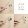 Estilo Antigo Hairpin Placa de Ácido Acético Simples Tassel Andar Diário Cabelo Han Roupas Acessórios Novo Estilo Chinês Roupas Antigas Mulheres Hairpin