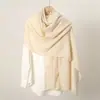 Artículo Más Vendido en el Sudeste Asiático: Bufanda Larga de Algodón y Lino de un Solo Color para Mujer, Cómoda, Transpirable, Elástica, Sencilla, Étnica, Versátil como Pañuelo para la Cabeza y Chal