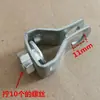 Elevador de linterna anillo de elevador engrosado tubería de conexión a tierra galvanizada electrostática abrazadera de tubería abrazadera de tubería clip universal para tubería de acero gancho 150