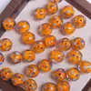 Populares Cuentas de Vidrio de Lunares Coloridos de 12 mm para Manualidades, Cuentas Redondas Perforadas Sueltas, Material de Cuentas, Accesorios para Pendientes, Colgantes, Joyería