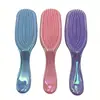 Peine de Masaje Tt Iridiscente Electrochapado con Dientes Suaves, Desenredante, Suave con el Cuero Cabelludo, Cuidado Suave del Cabello, Estilizado Voluminizador, Peine de Masaje para el Cabello