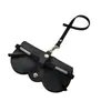 Bolsa para Óculos, Elegante Couro PU EDC Portátil Estojo Protetor para Armazenamento de Óculos de Sol e de Leitura, Pode Ser Pendurada