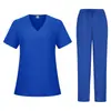 Uniformes Médicos Personalizados Hechos de Tela Médica Mate en Colores Sólidos para Hospitales de Cirugía Plástica, Diseños de Uniformes Quirúrgicos en Lotes Pequeños