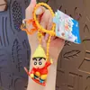 Chaveiro Original Desenho Animado Shin-Chan Carnaval de Gelo e Neve Fofo Pingente para Mochila Escolar Pequeno Presente Venda por Atacado