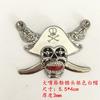Harley Calavera Águila Metal Tapa de Tanque de Combustible Pegatina Pirata Pirata Pegatina Arañazos Pegatina Decorativa para Parachoques