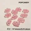 Tamaño pequeño nubes con cuentas DIY cadena para teléfono móvil pendientes collar con cuentas lisa nubes blancas color sirena accesorios para coche