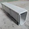 Calha de Drenagem de Fibra de Vidro Produto Acabado Resina Resistente a Ácido e Alcalino Calha de Drenagem Calha de Desvio em U para Encosta Calha de Drenagem de Solo para Comunidade