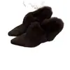 Impresionantes nuevos zapatos peludos slip-on 2026 para mujer, increíblemente elegantes y versátiles, perfectos para usar como mules de tacón alto o zapatos casuales