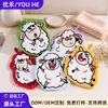 Toalha de Mão de Ovelhinha Desenho Animado Fleece Coral Espessada Absorvente de Água Pendurável Cozinha Banheiro Banheiro Doméstico Toalha Pendurada