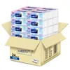 Papel de Seda Personalizado Limpio y Colorido de 3 Capas 100 Piezas Eje Suave Sin Aroma Servilleta Papel de Tejido Sanitario para Limpiar Manos