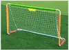 Valla de Fútbol para Jardín de Infancia, Valla de Fútbol Exterior para Niños, Red de Valla Móvil para Campo de Fútbol, Recinto de Fútbol para 3 Personas