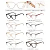 92603 Nuevos Armazones de Gafas Negros Europeos y Americanos para Mujer Se Pueden Equipar con Grado de Miopía Transfronterizo Anti-Luz Azul Fábrica de Gafas Venta al por Mayor