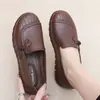 Mocasines Slip-On Antideslizantes de Suela Suave y Superficie Suave para Primavera y Otoño 2026 para Mujeres de Mediana Edad y Mayores